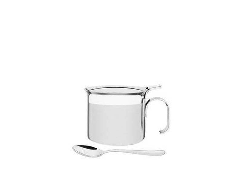 Açucareiro Com Colher Aço Inox Ø 8C Tramontina 0,4L