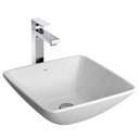 Ver imagem 1 de Cuba de Apoio Quadrada Deca Branco 400mm L.1037.17