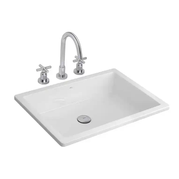 Cuba de Embutir/Sobrepor de Mesa para Banheiro Retangular L.1061.17  Deca - 7