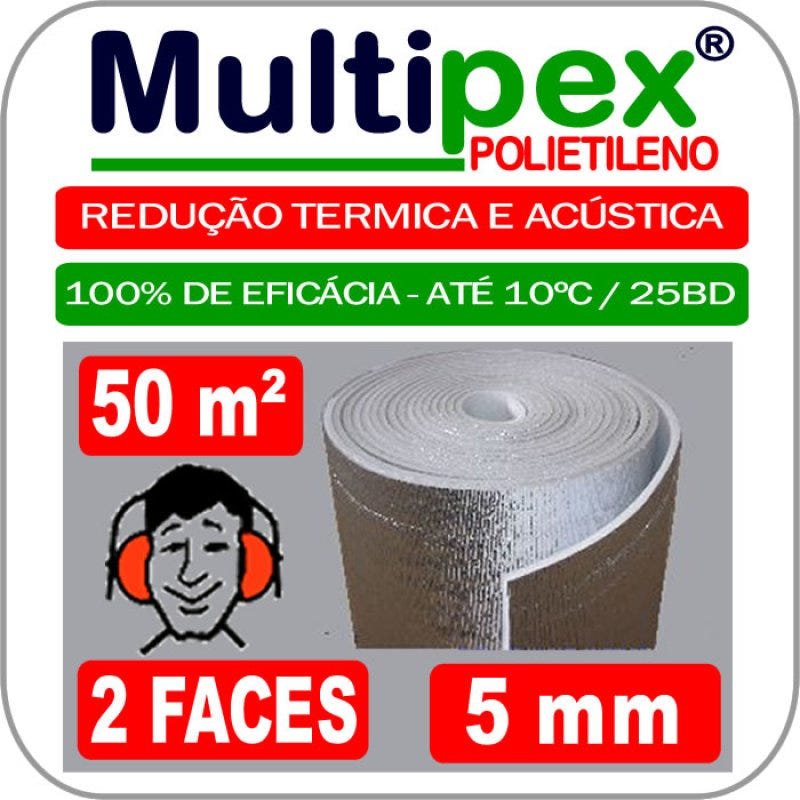 Manta Termo Acustica 2 Faces 5 mm (50m²) Multipex - 2