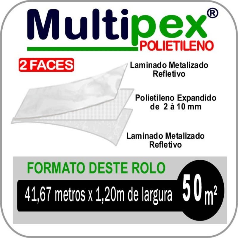 Manta Termo Acustica 2 Faces 5 mm (50m²) Multipex - 3