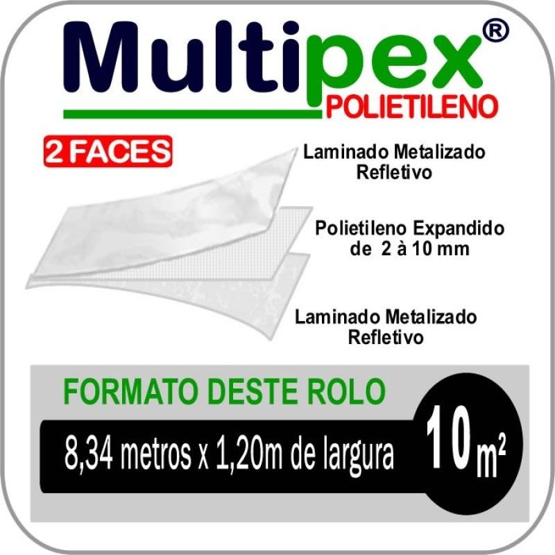 Manta Termo Acustica 2 Faces 6 mm (10m²) Multipex - 3