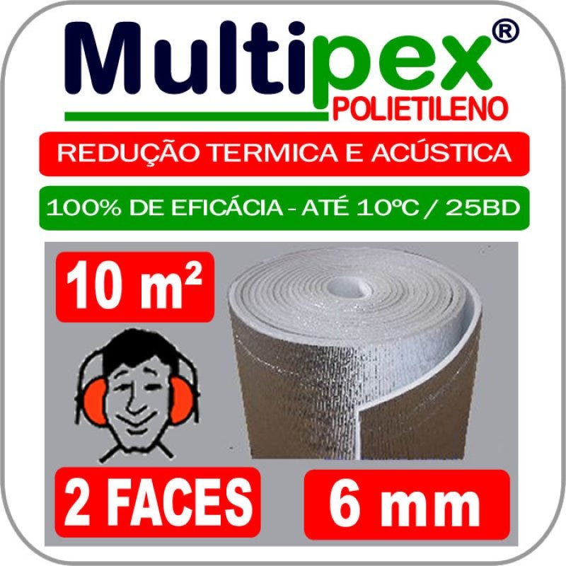 Manta Termo Acustica 2 Faces 6 mm (10m²) Multipex - 2