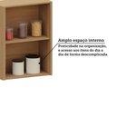 Ver imagem 3 de Armário Aéreo para Cozinha 60cm 2 Portas Lúmina Luciane Móve Freijó/freijó