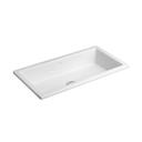 Ver imagem 1 de Cuba de Sobrepor Retangular Branca 59x30,5cm L1070 - Deca