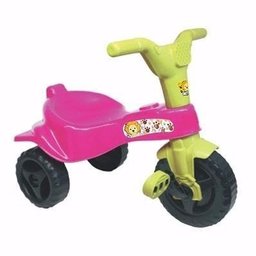Triciclo Infantil Velotrol Motoca Meninas Cor Rosa Omotcha - 1