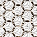 Ver imagem 1 de Papel de Parede Temático 3d Circular Hexagonal - 2,50x0,50m