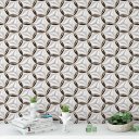 Ver imagem 2 de Papel de Parede Temático 3d Circular Hexagonal - 2,50x0,50m