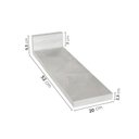 Ver imagem 2 de Tampo para Balcão Planejado Porta Tempero 20cm Ipanema CabeCasa MadeiraOriginals Branco/Mármore