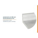 Ver imagem 3 de Tampo para Balcão Planejado Porta Tempero 20cm Ipanema CabeCasa MadeiraOriginals Branco/Mármore