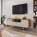 Ver imagem 2 de Rack Noronha Naturalle com Off-white - Bechara