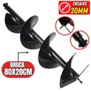 Ver imagem 1 de Broca para Perfurador de Solo 80x20cm Encaixe de 20mm