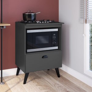 Balcão com Porta para Forno e Cooktop 4 Bocas Bogota