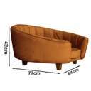 Ver imagem 3 de Poltrona Cama Caminha Pet Laddi Veludo Cobre Dvinn