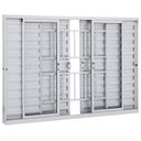 Ver imagem 4 de Janela Veneziana Alumifit Grade Classic 6 Folhas 1,00Mx1,50Mx7,6cm Branco