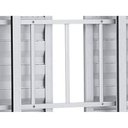 Ver imagem 5 de Janela Veneziana Alumifit Grade Classic 6 Folhas 1,00Mx1,50Mx7,6cm Branco