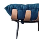 Ver imagem 6 de Kit Puff + Poltrona Decorativa Costela Suede Azul Royal