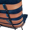 Ver imagem 3 de Kit Puff + Poltrona Decorativa Costela Suede Azul Royal