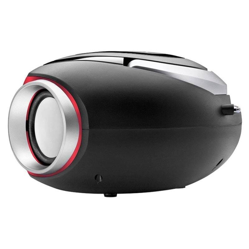 Rádio Portátil 6W Rms Fm Mp3 USB Bx-17 Preto/Vermelho - Mondial - 4