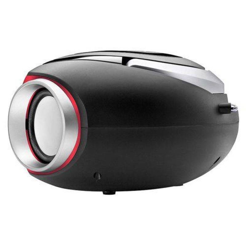 Rádio Portátil 6W Rms Fm Mp3 USB Bx-17 Preto/Vermelho - Mondial - 2