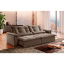 Ver imagem 1 de Sofá Retrátil e Reclinável Apolo 2,50m 04 Lugares Mola Ensacada Txr