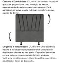 Ver imagem 5 de Cabeceira Casal Queen Size Cama Estofada 160 Cm Lile Linho:cinza