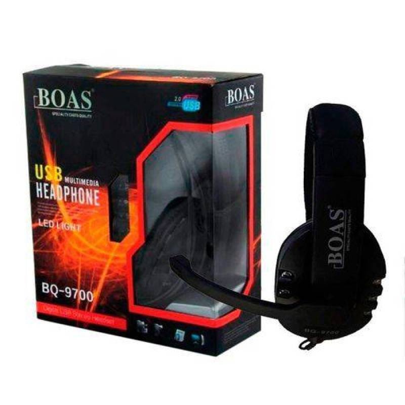 Fone Fio Headset Stereo USB Pc Ps3 xbox Notebook Boas Bq9700 - 2