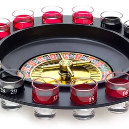Jogo roleta cassino com 16 copos shot - 6