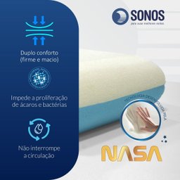 Kit 2 Travesseiros Dual Confort 18 Cm Sonos - 3
