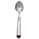 Ver imagem 1 de Colher de Mesa Aço Inox 430 20cm Decorado Prateado Talher Cozinha Elegante
