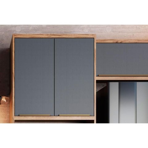 Cozinha Modulada Completa Versalis 6 Peças (2aéreos+2balcões+1paneleiro+1complemento) C6p162