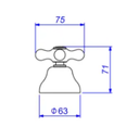 Ver imagem 2 de Acabamento para registro de gaveta até 1" e pressão 1/2" e 3/4" 4900.C52.PQ