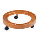 Ver imagem 1 de Suporte plastico p/botijao gas marrom qu - 10242 - QUALITY SUPORTE PLASTICO P/BOTIJAO GAS MARROM QU