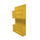 Ver imagem 4 de Revisteiro de Parede Porta Revistas Livros Amarelo Laca