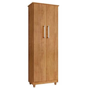 Armário Lavanderia Multiuso Nina 2 Portas Cedro - Saga Decor
