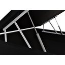 Ver imagem 3 de Cama Box Baú Viúva Suede Preto 128x188x42