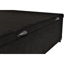 Ver imagem 4 de Cama Box Baú Viúva Suede Preto 128x188x42