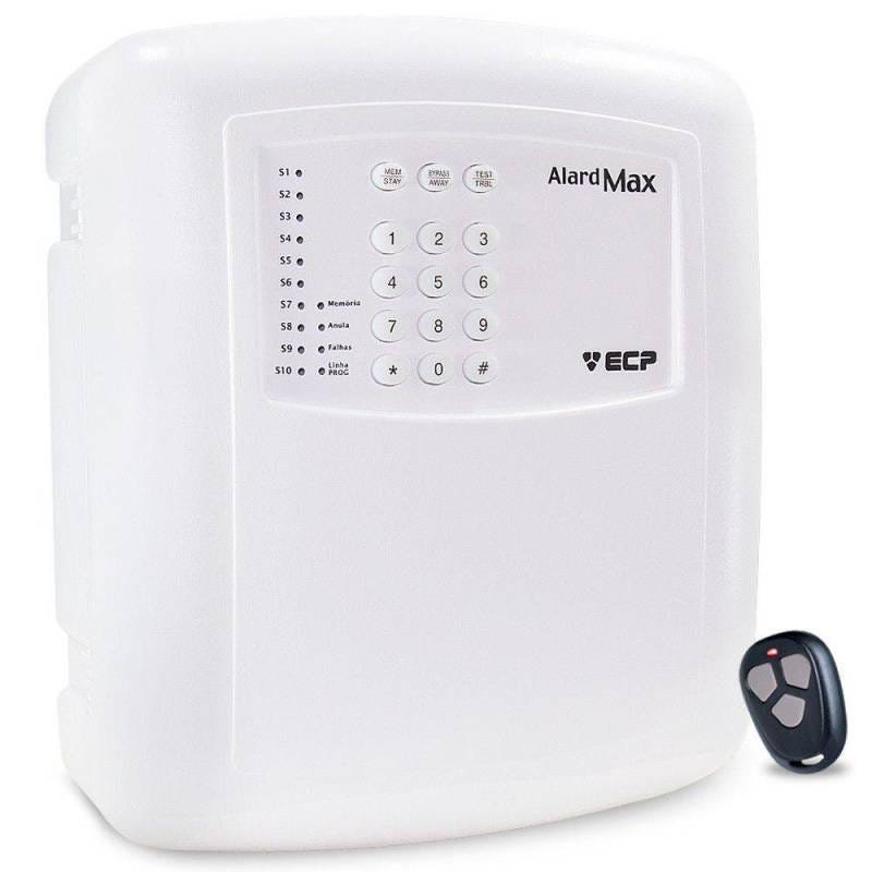 Central Alarme Residencial e Comercial Alard Max 10 com Discadora Dtmf- Ecp - 2