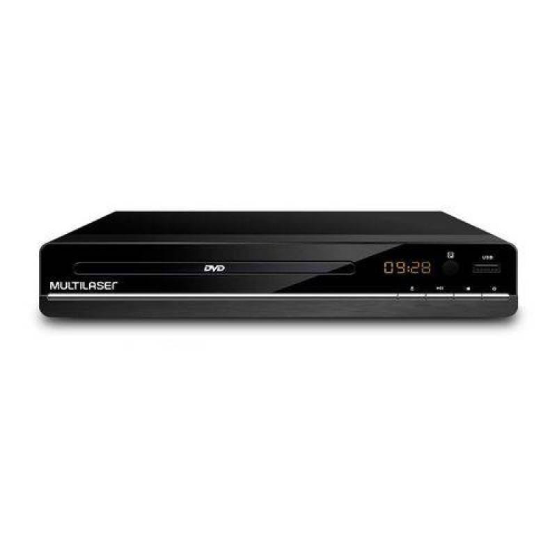 Dvd Player 3 Em 1 Multimídia USB Multilaser Preto - Sp252 - 1