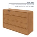 Ver imagem 6 de Cômoda para Quarto 8 Gavetas 152cm X 96cm Loop