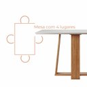 Ver imagem 4 de Mesa de Jantar 4 Lugares 136 Babus