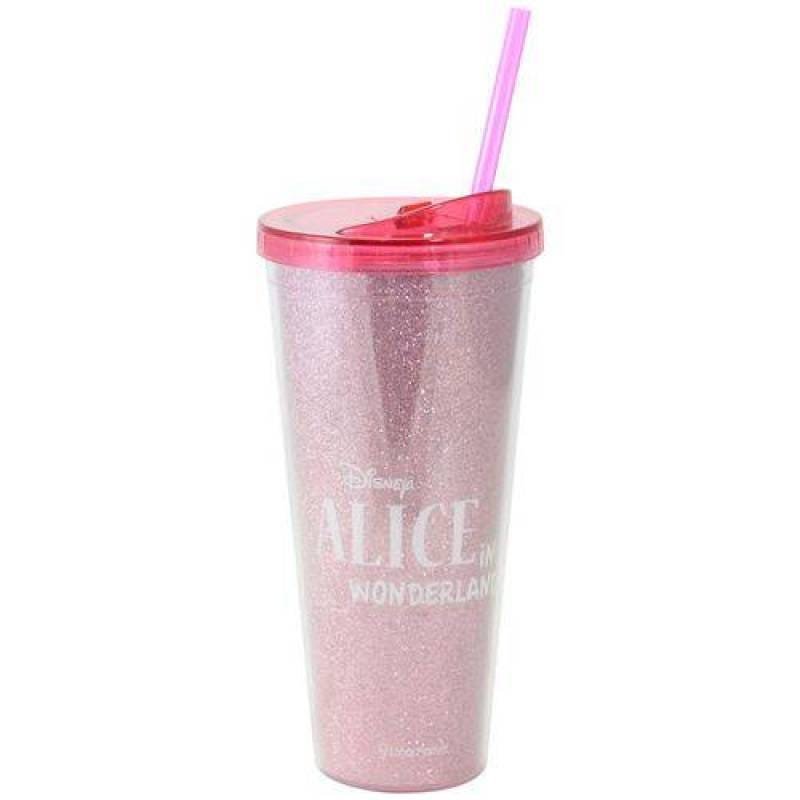 Copo Canudo 650 ml Alice Floral - Alice no País das Maravilhas - 2