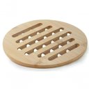 Ver imagem 1 de Descanso de Panela Redondo Ecokitchen Bambu 20x20 Cm - Mimo Style - Bm19140