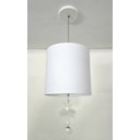 Ver imagem 1 de Lustre Infantil Bailarina 25x25 Branca