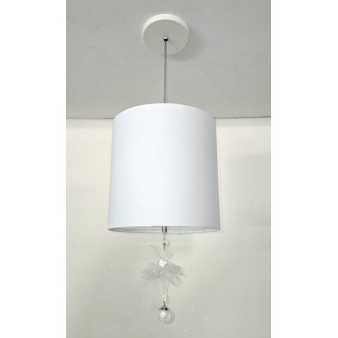 Lustre Infantil Bailarina 25x25 Branca