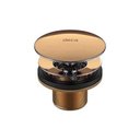 Ver imagem 1 de Válvula de Escoamento para Lavatórios Cubas e Bidês Gold Matte - Deca 1601.GL.MT