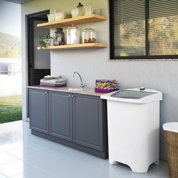 Tanquinho de Lavar Roupa Mueller 10 Kg com Superesfregador Mlt10c branco 220v - 2