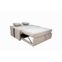 Ver imagem 6 de Sofá Cama Retrátil 2 Lugares 1,45 Mts Linho Bege Charlotte Matrix Cor:Linho Grosso Bege