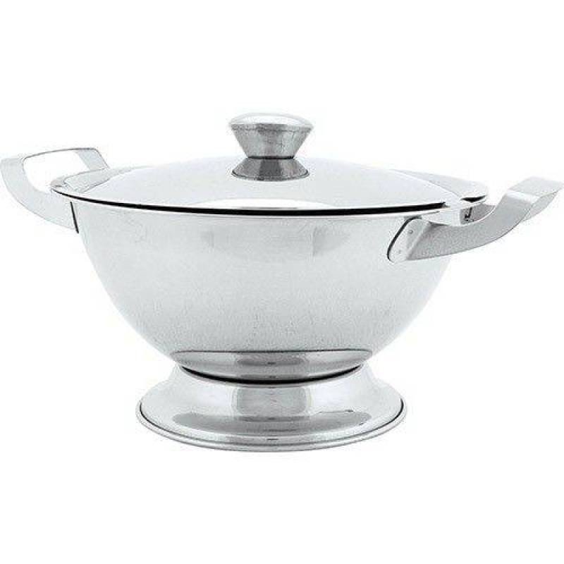 Sopeira Em Aço Inox De 2L Com Concha Tampa E Alça Cozinha (IXB1311) - 3