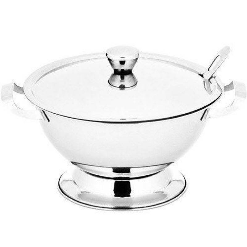 Sopeira Em Aço Inox De 2L Com Concha Tampa E Alça Cozinha (IXB1311) - 1